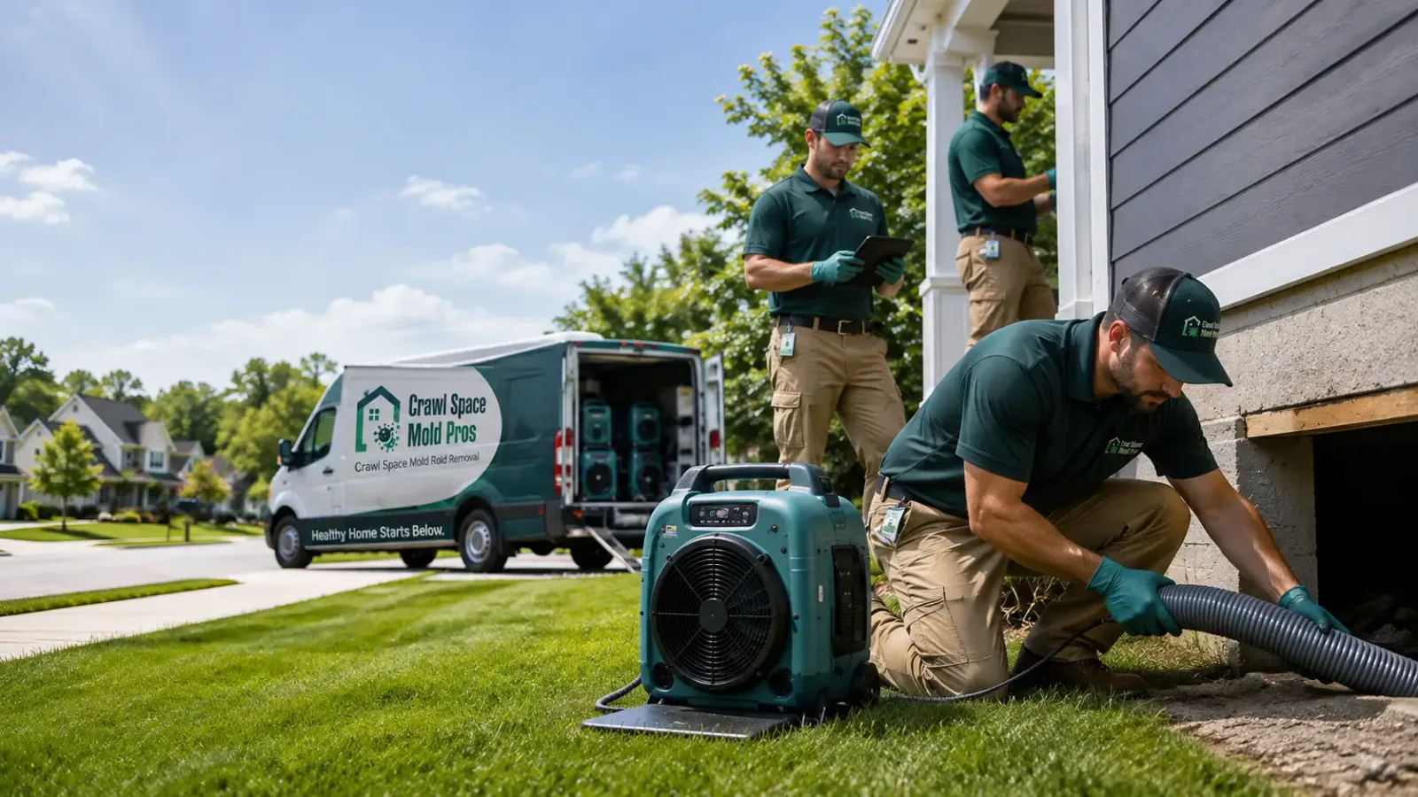 Crawl Space Mold Removal in Bristol, IN